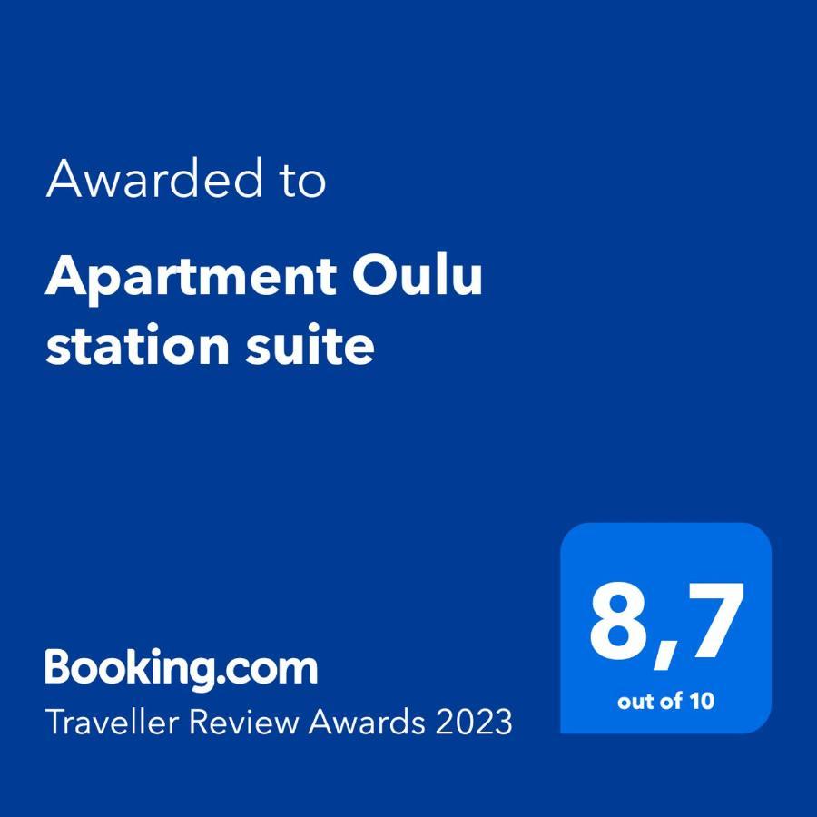 Apartment Oulu station suite Extérieur photo